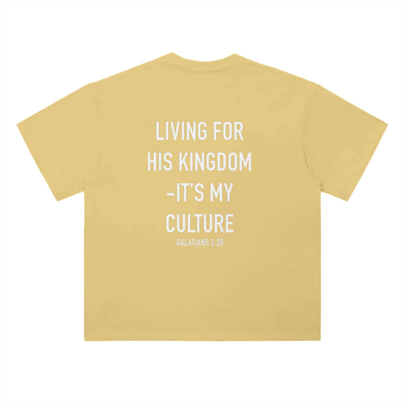Heavyweight Drop Shoulder Cotton T-Shirt