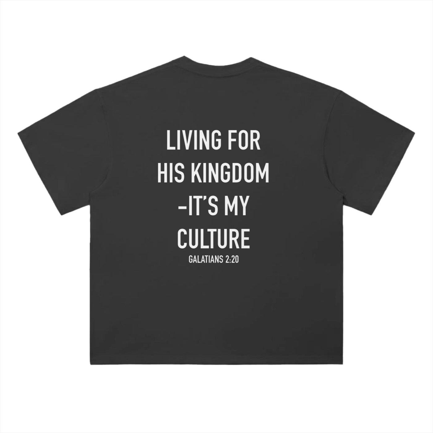Heavyweight Drop Shoulder Cotton T-Shirt
